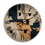 Horloge murale moderne en bois surdimensionnée-997337429