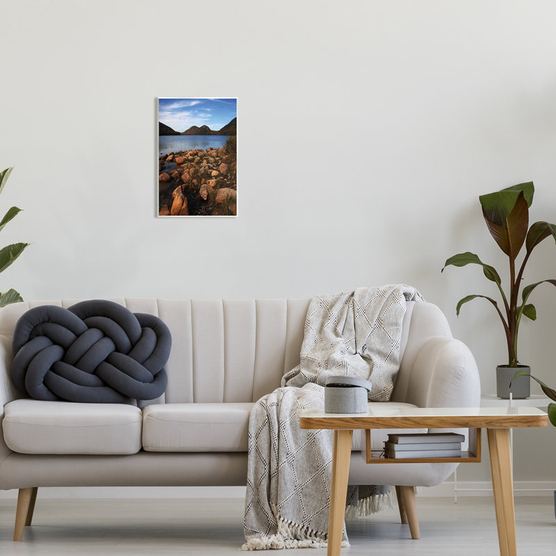Acadia Pond Rustic Nature Photography MDF Wall Art