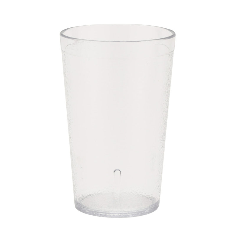 Gobelets de restaurant en plastique robustes, Transparent, 9,5 oz