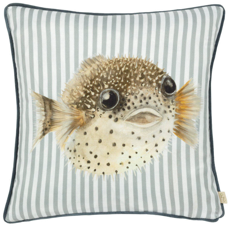 Striped Square Throw Cushion