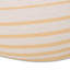Pouf rond 5 pieds Bohemio, couleur naturelle / jaune rayé