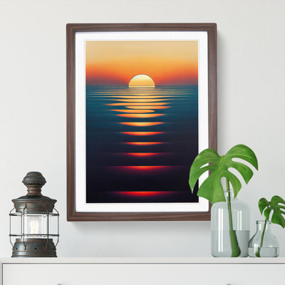 Reflective Sunset - Wall Art