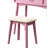 Maly Contemporary Wood Vanity And Stool Set-944593615