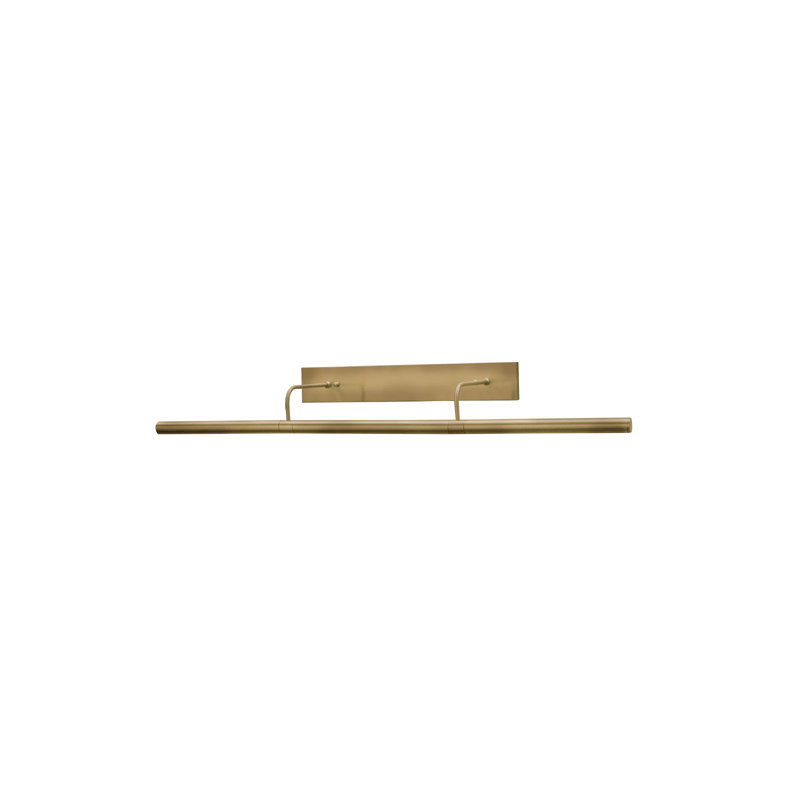 Dimmable Wall Mounted Picture Light, Antique Brass