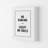 No Dancing Minimal - Typography Print on Paper-1783858516-1783858512