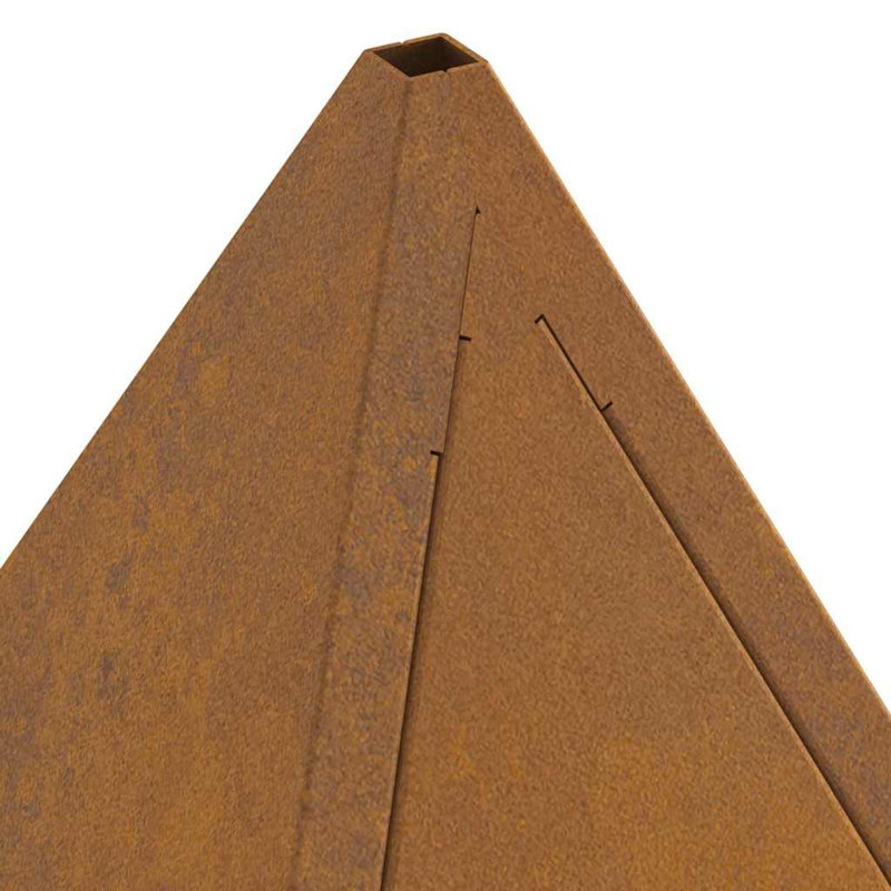 Camping Fire Pit, 51cm H x 50cm W x 50cm D, Brown