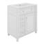 Ensemble de meuble-lavabo 30 po avec comptoir en céramique, tiroirs basculants et support de rangement-237536997