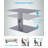 Adjustable Monitor Riser Metal Computer Stand Compatible with TV-963933868