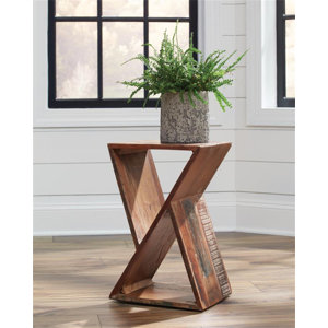 Carvalho Geometric Accent Table