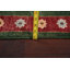Tapis vert en laine noué à la main de conception unique 2 pi 0 po x 2 pi 10 po Lifthrasir