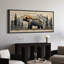 Impression sur toile encadrée «Wood Panneau Effect»-111652929-111652928