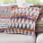 Chindi Handmade Chevron Multicolor Cotton Throw Pillow Cover-1910871706-1910871709