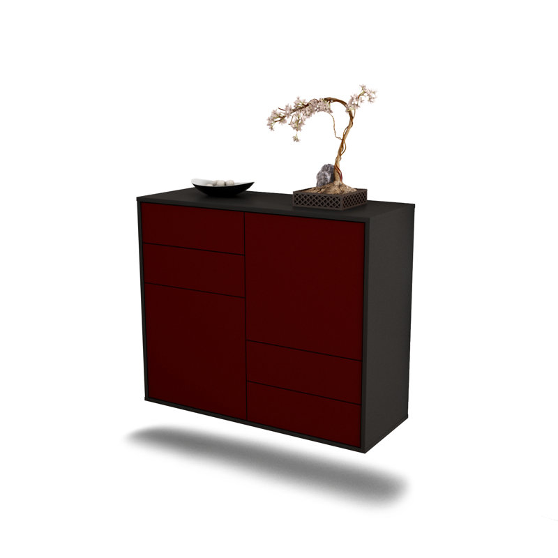 Rouleau 92cm Sideboard, Red
