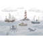 Décoration murale bord de mer amovible phare nautique-275407092-275407082