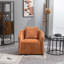 Fauteuil demi-tonneau pivotant avec accoudoirs pivotant 30,25 po de large-1519899977