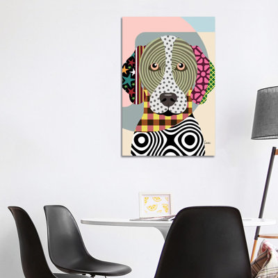 German Shorthaired Pointer by Lanre Studio - Wrapped Canvas Gallery-Wrapped Canvas Giclée