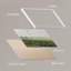 Green Meadow Countryside Landscape, impression sur papier, 4 pièces-97770433-97770429