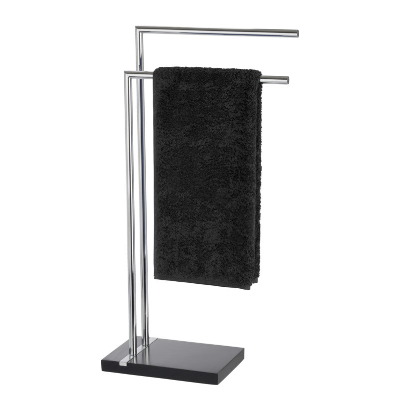Noble 2 Freestanding Towel Stand, Black