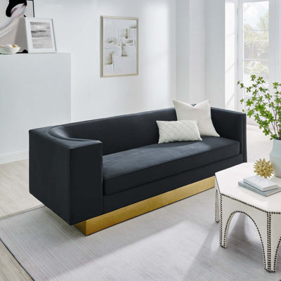 Modway Eminence Upholstered Performance Velvet Sofa