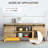 Standard Double Door Barn Door Hardware Kit