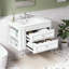 Meuble-lavabo mural avec lavabo et 2 tiroirs-1789073661