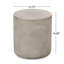 Table d'appoint d'extérieur en béton léger