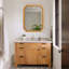Armoire à miroir avec tablettes de rangement