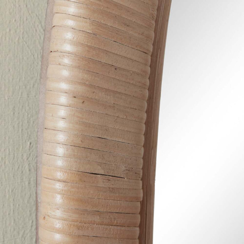 Paloma Flat Rattan Wall Mirror
