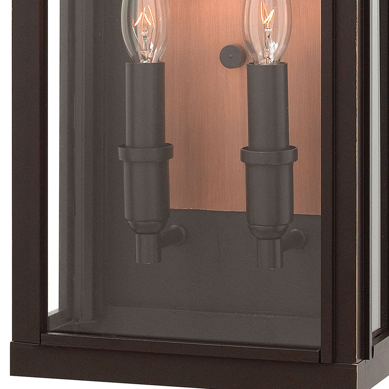 Sutcliffe 2 - Bulb Integrated LED Outdoor Wall Lantern, Oil Rubbed Bronze