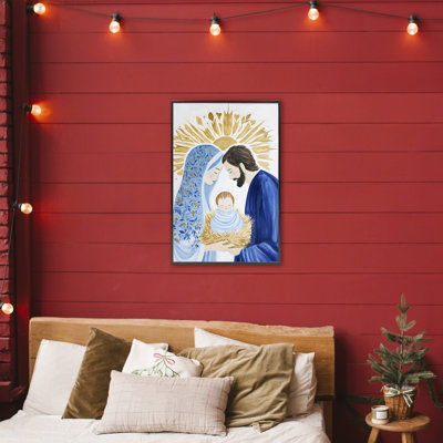 Giclée encadrée de nouveau-né, conception par Petal Prints Design