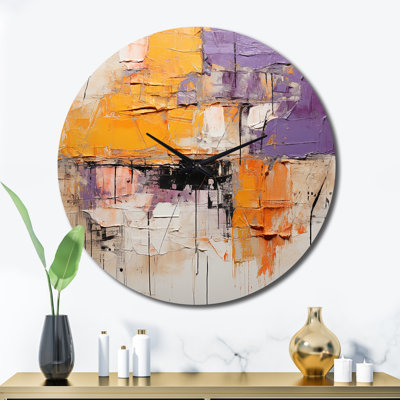 Horloge murale Collage Impressions III