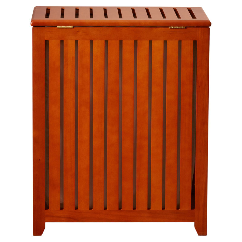 Wood Laundry Hamper with Handles