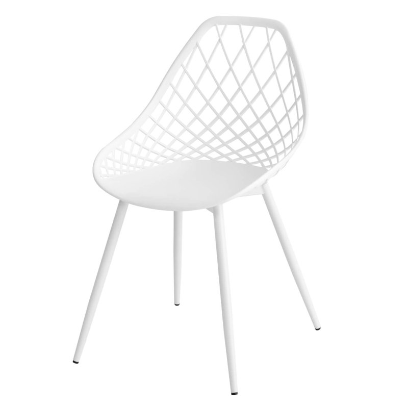 Solberg 44.5cm H Side Chair, White