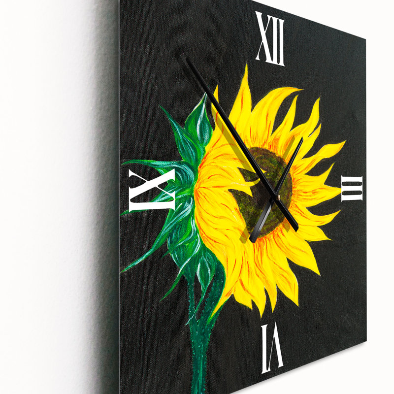 Horloge murale tournesol, Petit
