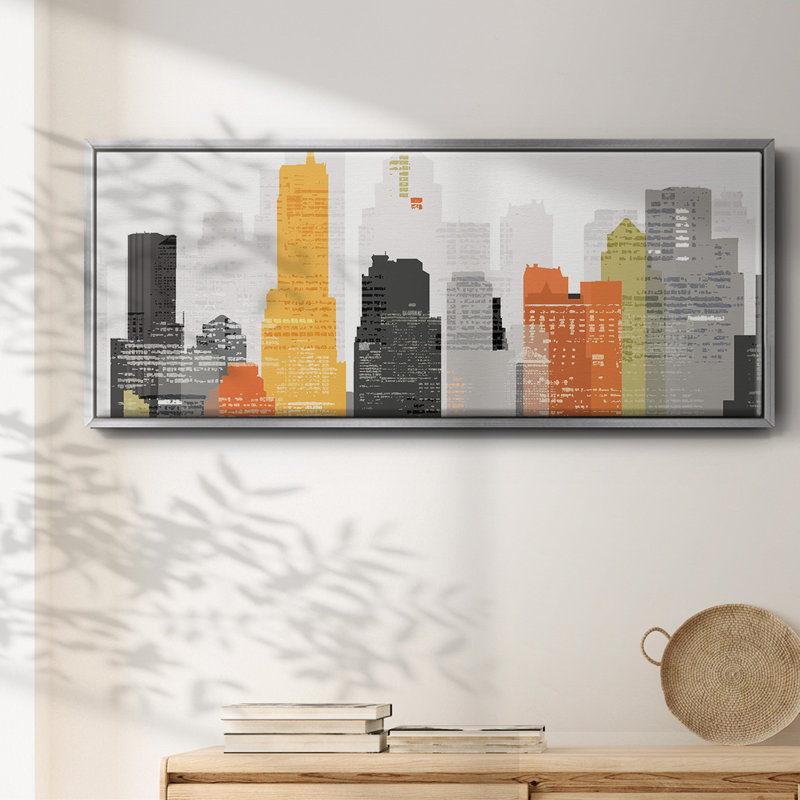 Element City- Framed Canvas