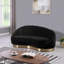 Causeuse courbée en velours 79 po Shelly-1426530198