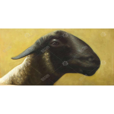Young ram - 15.75"x31.50" Desk mat