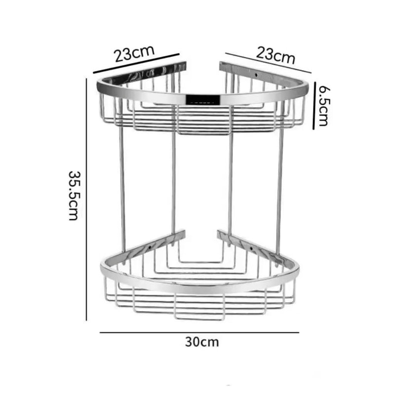 Wall Mounted Optional Stainless Steel Shower Caddy