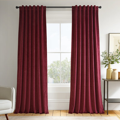 Hartley Ravello Burnout Velvet Curtain