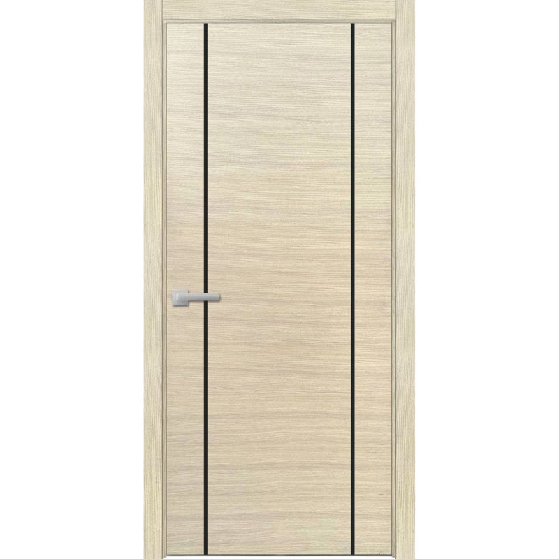 Porte intérieure moderne en bois avec quincaillerie | Planum 0017 mat | Garnitures à panneau simple | Portes de salle de bain robustes