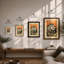 Lotus in Bloom Botanical - Framed Print-454970344-454970348