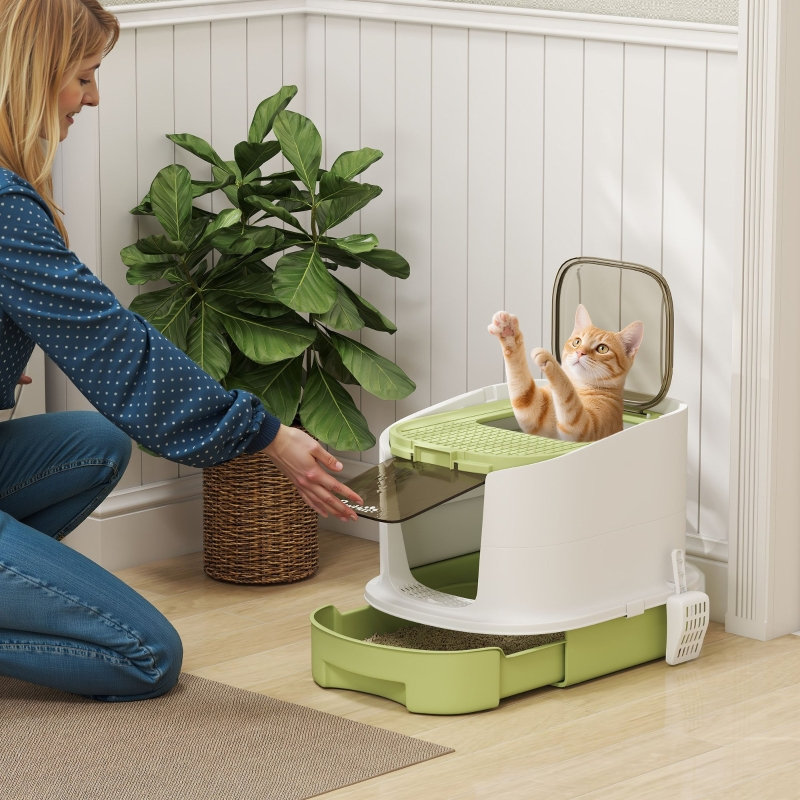 Litter Box Enclosure, Green