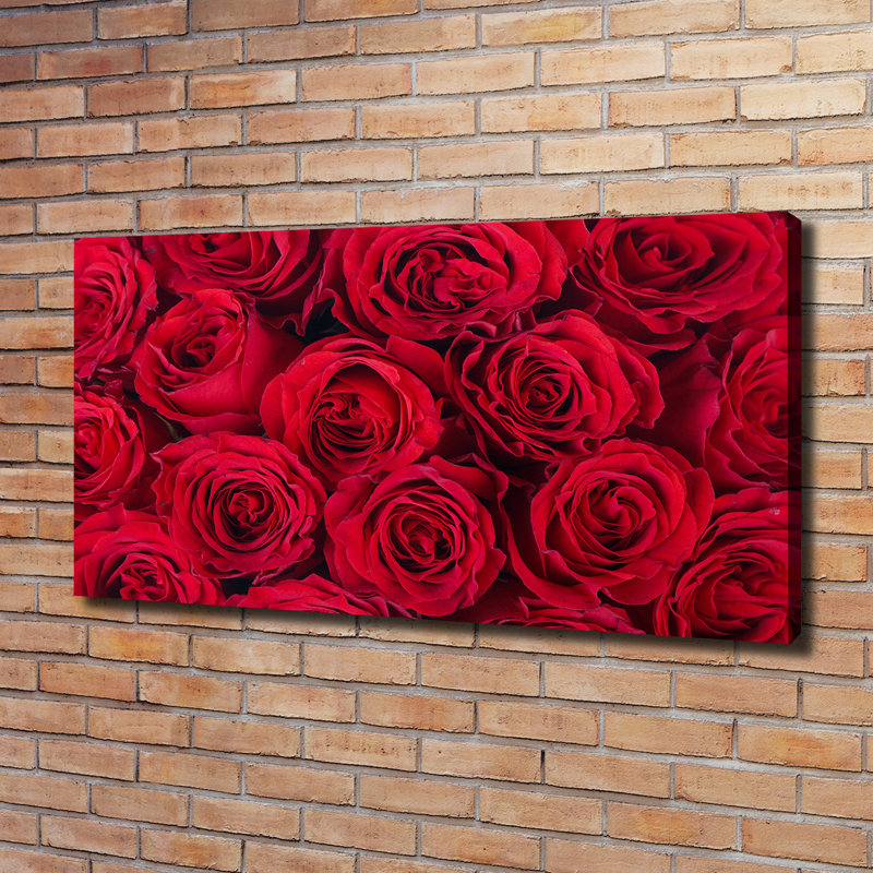 Roses 1 Piece Wrapped Canvas Wall Art
