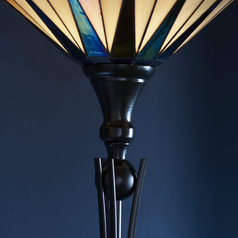 Sylvan 175.5cm Black Torchiere Floor Lamp