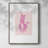 Tiger Bow Framed Print - Solid Wood-1886615556