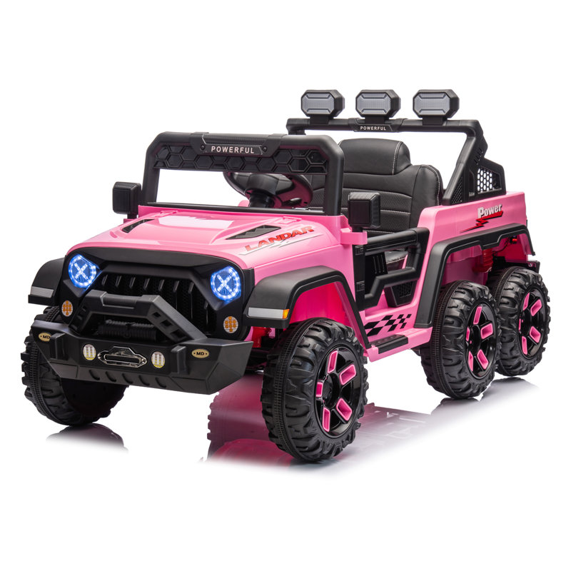 Chariots tout-terrain à piles avec télécommande Modern Depo, Rose