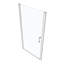 Porte de douche pivotante universelle à ouverture de 1 3/8 po, ouverte à l'extérieur, avec finition en verre trempé de 1/4 po 3272-113931063