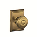 Georgian Inactive Interior Knob Addison Rosette Dummy Entry Set (Exterior Portion Sold Separately)