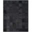 Douglas Cowhide Geometric Area Rug in Black-1650067941