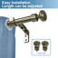 Tringle à rideau simple avec drapeaux Pomonok Finial-133959265-133959275